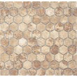 Мозаика LeeDo: Pietrine Hexagonal - Emperador Light матовая 18х30х6 мм