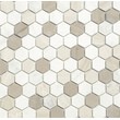 Мозаика LeeDo: Pietrine Hexagonal - Pietra Mix 3 матовая 18х30х6 мм