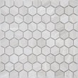 Мозаика LeeDo: Pietrine Hexagonal - Travertino Silver матовая 18х30х6 мм