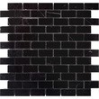 Мозаика LeeDo: Pietrine - Nero Oriente полированная 23x48x4 мм